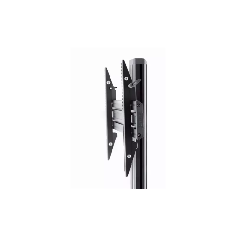 Mobile TV trolley EDBAK TRE100 for 42–75 inch screens, max load 70 kg, black