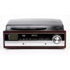 Camry Premium CR1113 Belt-Drive Turntable with Radio, Black
