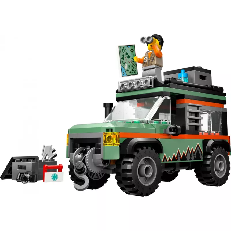 LEGO City Offroad SUV 4x4 building set 60447 — 221 pieces, 1 minifigure, age 6+