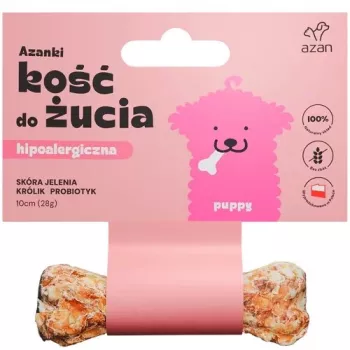 Dog dental treat Brit AZANKI Hypoallergenic Bone Deer Skin 10 cm, 28 g, probiotic, grain‑free