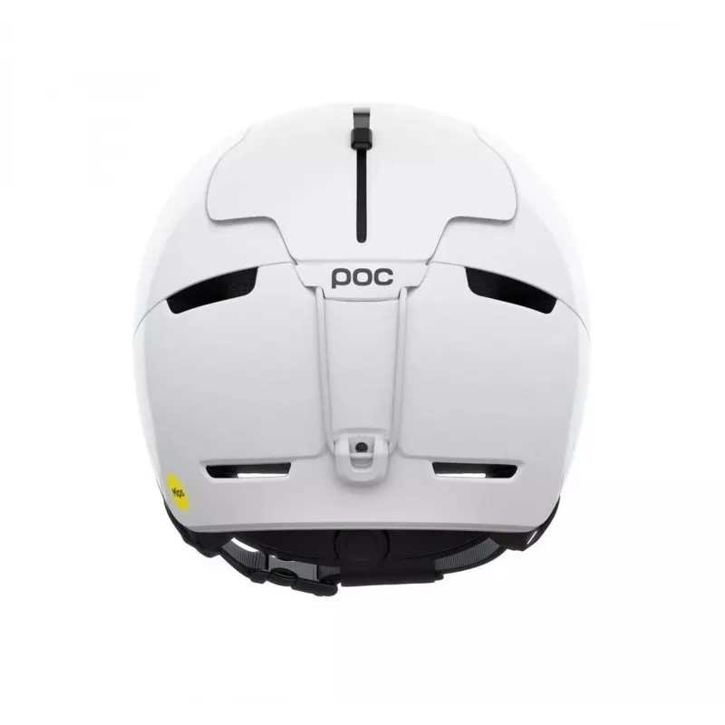 Open-face helmet POC Obex MIPS — in-mold hard shell, M/L (55–58 cm), ABS shell, EPS foam, matt white, 500 g