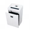 Shredder HSM Pure 420 — particle-cut P-4, 24 cm working width, 15-sheet capacity, 35 L bin, white