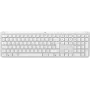 Logitech Signature Slim K950 - Keyboard - 100% - full size - Wireless - Bluetooth 5.1 LE - AZERTY - French - Off-White (920-012454)