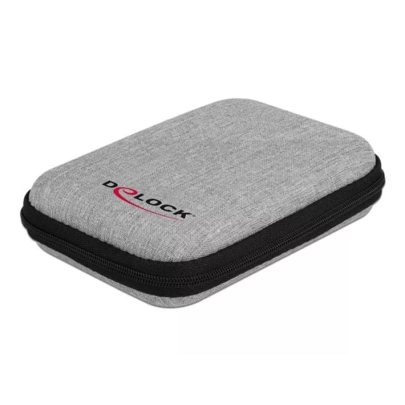 DeLOCK Protection Bag for 2.5 inch SSDs external Enclosures Hard drives up to 12 x 8 x 2 cm