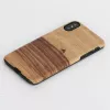 Phone case MAN&WOOD for iPhone X/XS — terra black, protective back cover
