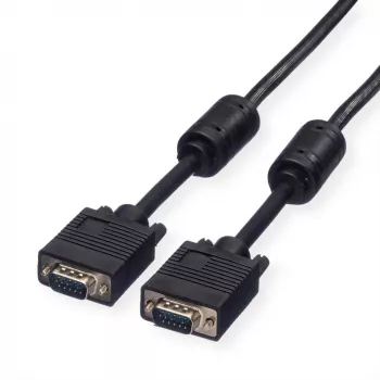 VGA Cable ROLINE HQ 10m M/M with Ferrite