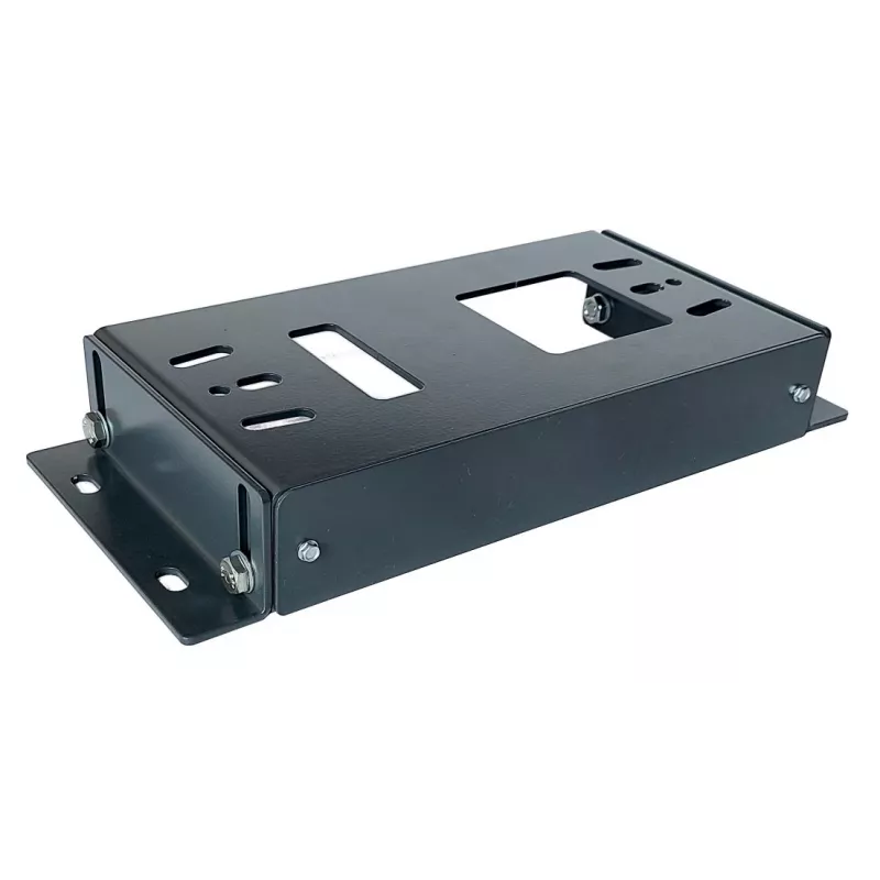 Mounting base 6.5-10.5cm ZINC-ZINCED RAL7016 for NICE, FAAC, GENIUS, BENINCA, KEY, CAME, ROGER drives