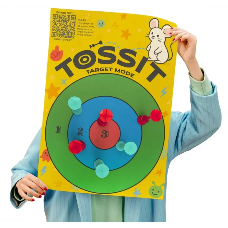TOSSIT target board – Target & Tic-Tac-Toe