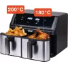IDEAL Fat-free fryer, double horizontal 9L, 8 functions - including food drying