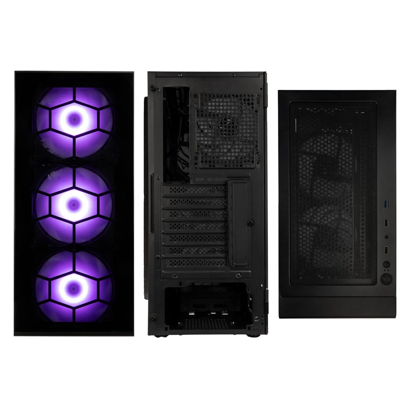 Kolink Observatory HF Plus Glass ARGB Midi-Tower - black