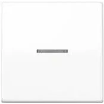 Wall plate / switch cover JUNG AS101KO5WW, plastic screwless design, 1 pc