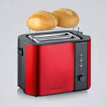 Toaster Severin AT 2217 2 slice 800 W Black Red