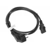 Lanberg CA-C13C-10CC-0018-BK Power Cable Black 1,8 M C13 coupler CEE7/7 (CA-C13C-10CC-0018-BK)