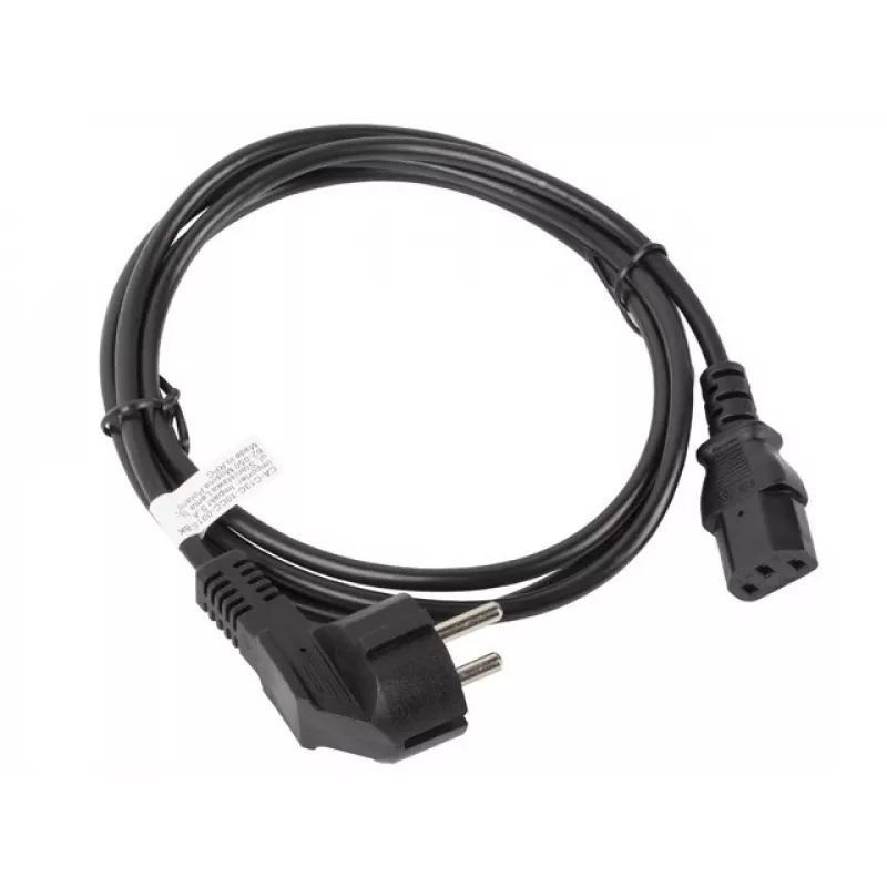 Lanberg CA-C13C-10CC-0018-BK Power Cable Black 1,8 M C13 coupler CEE7/7 (CA-C13C-10CC-0018-BK)