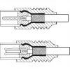 Goobay TV Antenna Cable (135 dB Type), 4x Shielded, 2 m, Black - Gold-Plated, Koax-Socket > Coax Plug (70367)