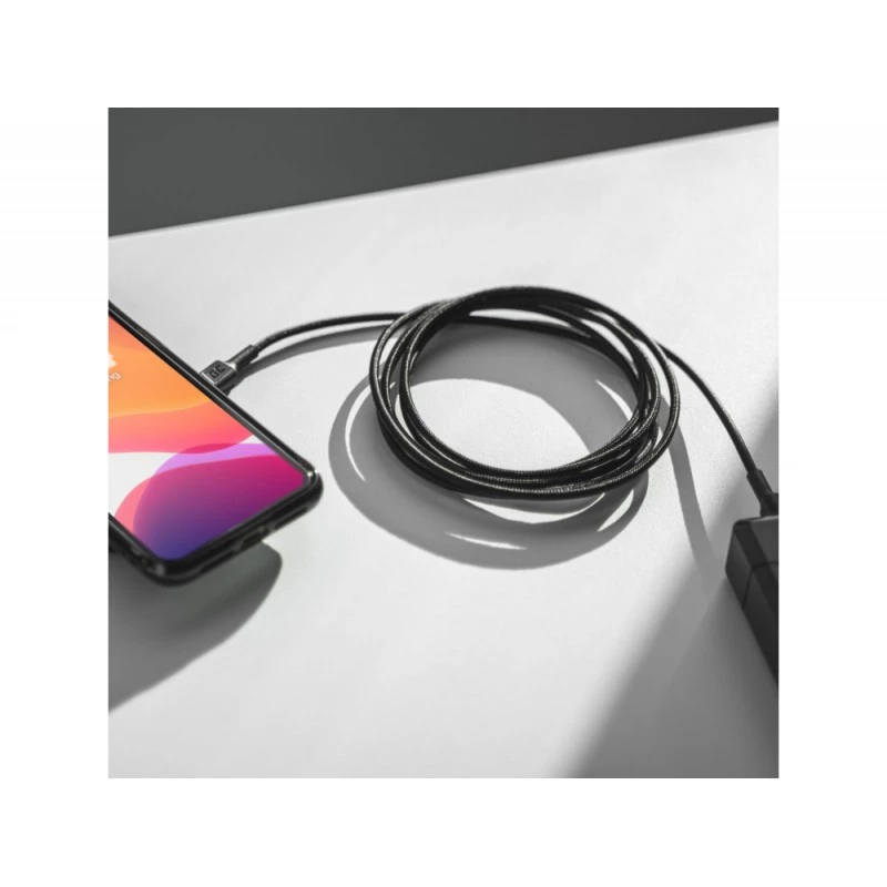 Green Cell KABGC30 USB cable USB 2.0 1.2 m USB C Black