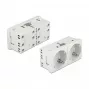 Wall socket outlet DELOCK 81325 CEE 7/3, 250 V, 16 A, white, ABS, 45×90×40 mm (5 pcs)