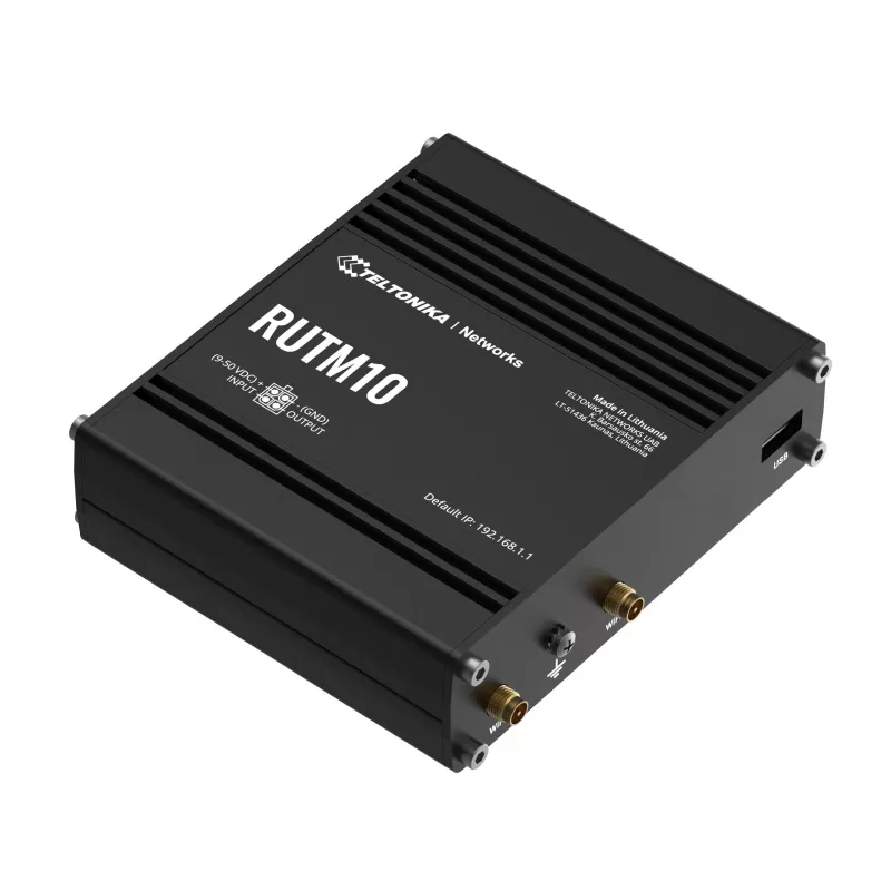 Teltonika RUTM10 wireless router Gigabit Ethernet Dual-band (2.4 GHz / 5 GHz) Black