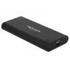 Delock - Storage Enclosure - M.2 - M.2 NVMe Card - USB 3,1 (Gen 2) - Black (42614)