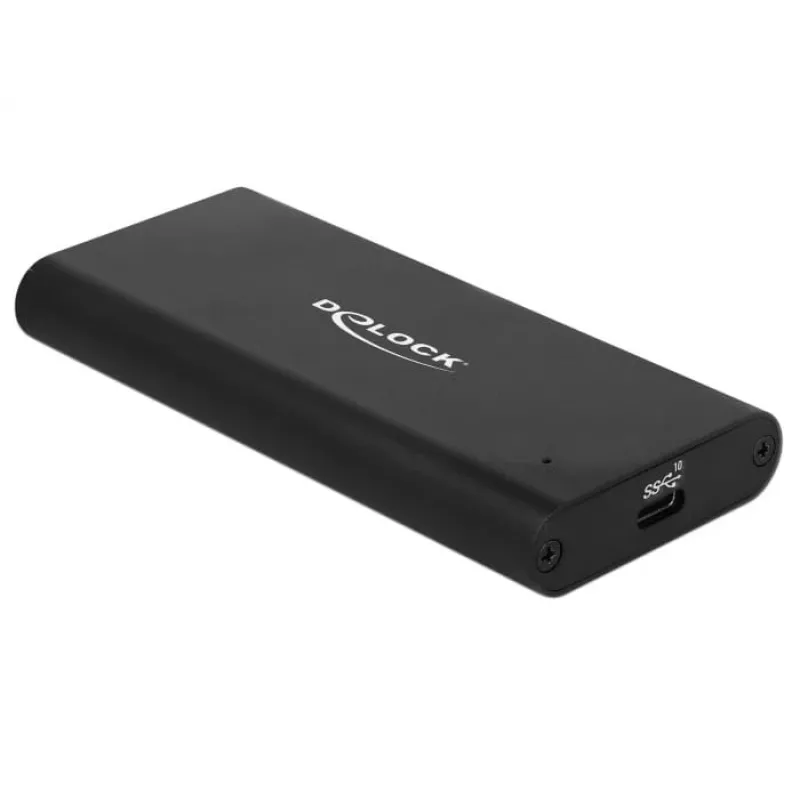 Delock - Storage Enclosure - M.2 - M.2 NVMe Card - USB 3,1 (Gen 2) - Black (42614)