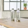 Carbonating bottle BRITA 1043722 — stainless steel, 1 L, transparent, pack of 2