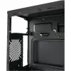 LC Power Classic 7040B - MDT - ATX - no power supply - Black, brushed aluminium / Black - USB/Audio