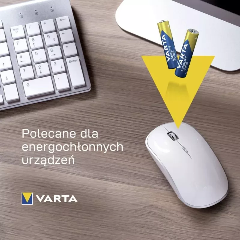 Alkaline battery pack Varta AAA (R3) Longlife Power — 24 pieces