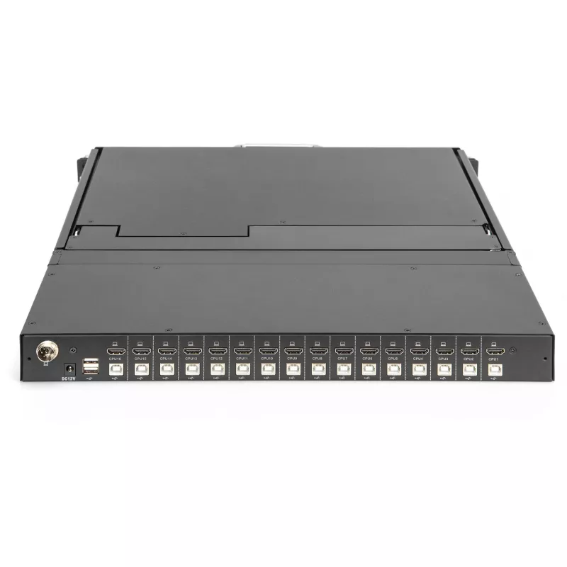 Digitus 17 inch HD LCD KVM Console 16-Port HDMI German Keyboard