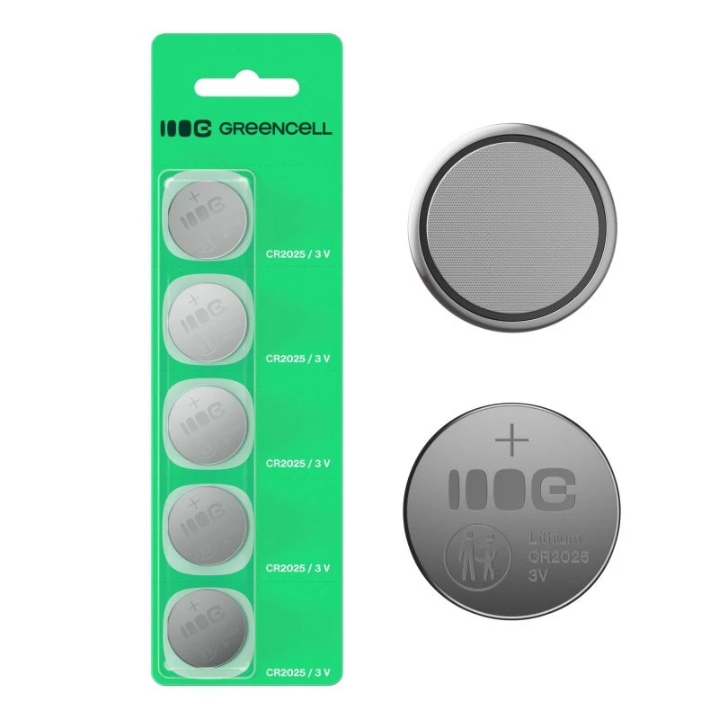 Green Cell CR2025 Lithium Battery 3V 160mAh Button Cell