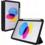 Folio case jt berlin for Apple iPad 10.9 (2022) — black transparent