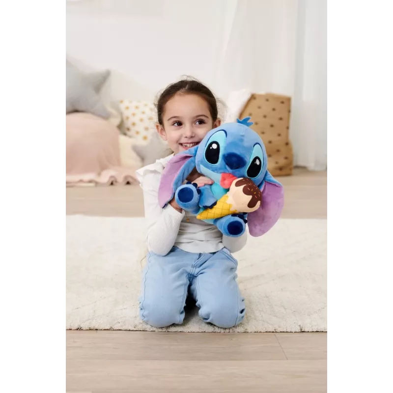 Plush toy SIMBA Mascot Stitch Ice Cream 25 cm, original soft character figure