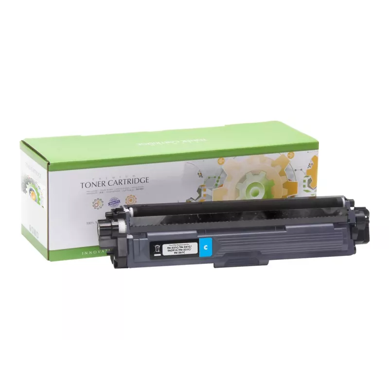 Toner cartridge Static Control for Brother TN-221C/TN-241C, cyan, compatible replacement