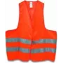Safety vest Cimco 142012, high-visibility orange, OSFM (one size fits most), single pack