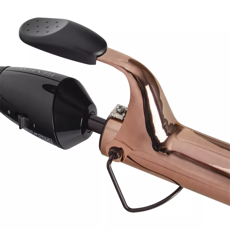 Long-Lasting Curls & Waves RVIR1159E, curling iron black/roségold