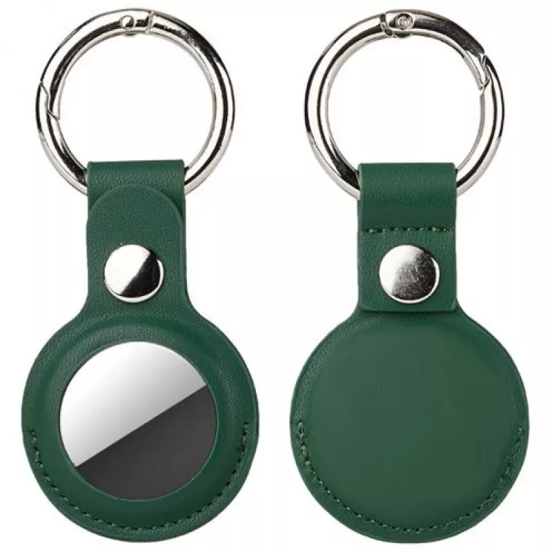 4smarts Set - Case for Airtag - Metal, polyurethane-Faux Leather