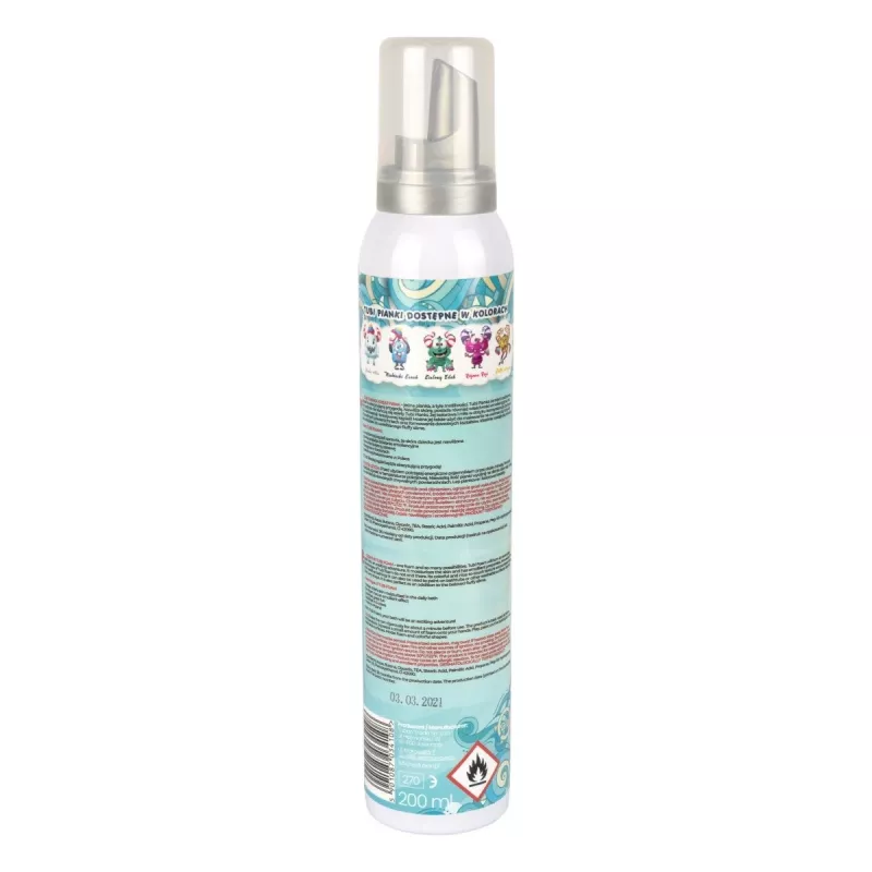 TUBAN Tubi Foam Blue Zenek 200 ml — baby cleansing foam, gentle baby hygiene