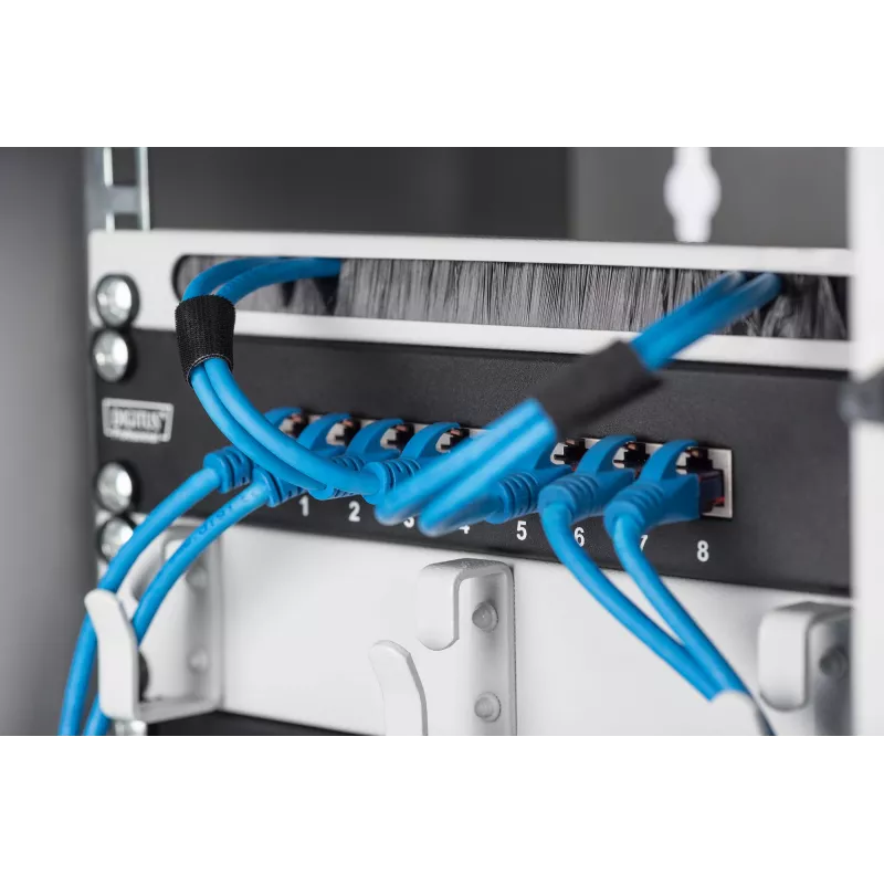 Cable management Digitus DN-10 ORG-1/2U