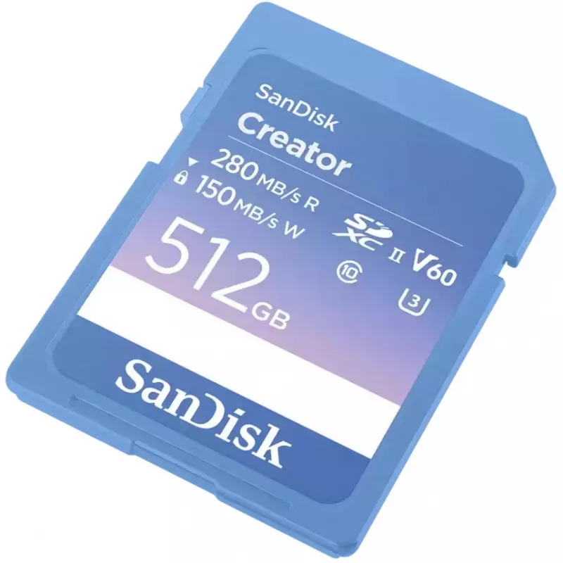 Flash memory SanDisk 512 GB SDXC UHS-II Creator