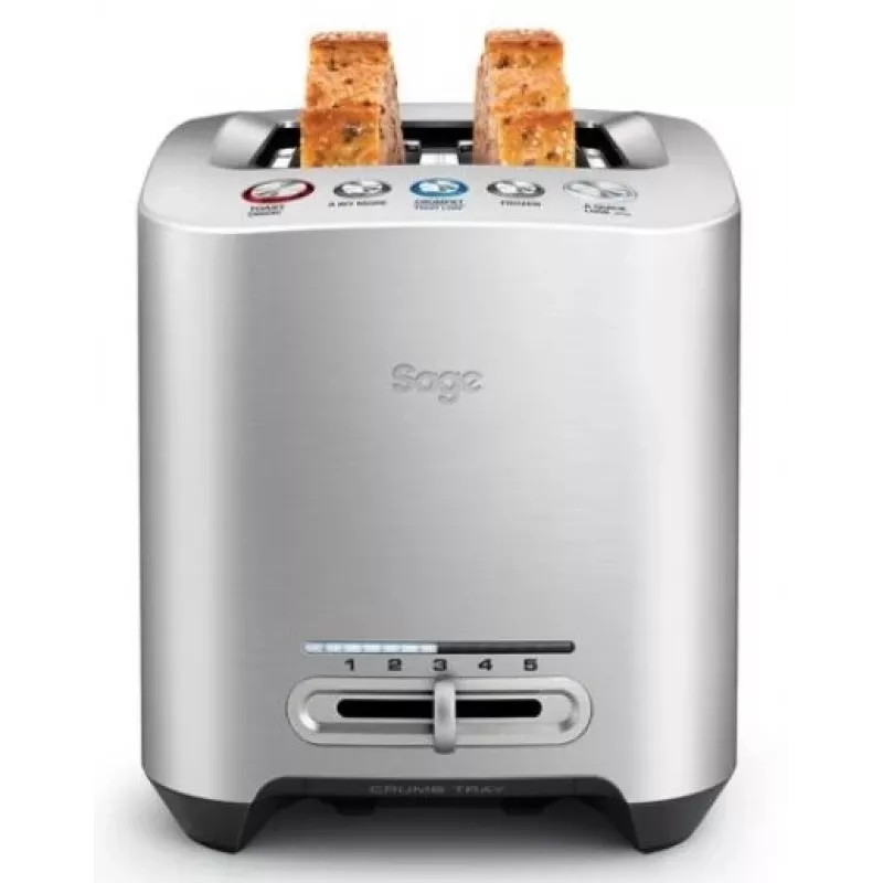 Sage the Smart Toast 5 2 slice(s) Silver