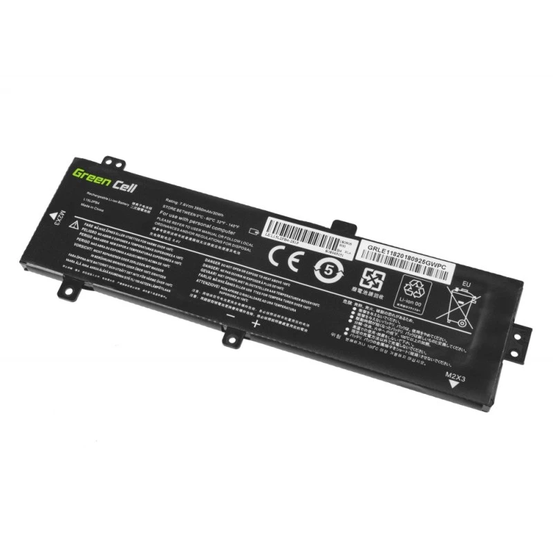 Battery Green Cell LE118 for Lenovo Ideapad 310-15 (7.6V, 3500mAh, 4-cell, LiPo, black)
