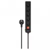 Power extension SAVIO LZ-16 — 1.8 m cable, 5 AC outlets, indoor, 210–250 V, 50 Hz, 2500 W, black