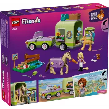 LEGO FRIENDS 42695 Horse and Baby Foal Trailer
