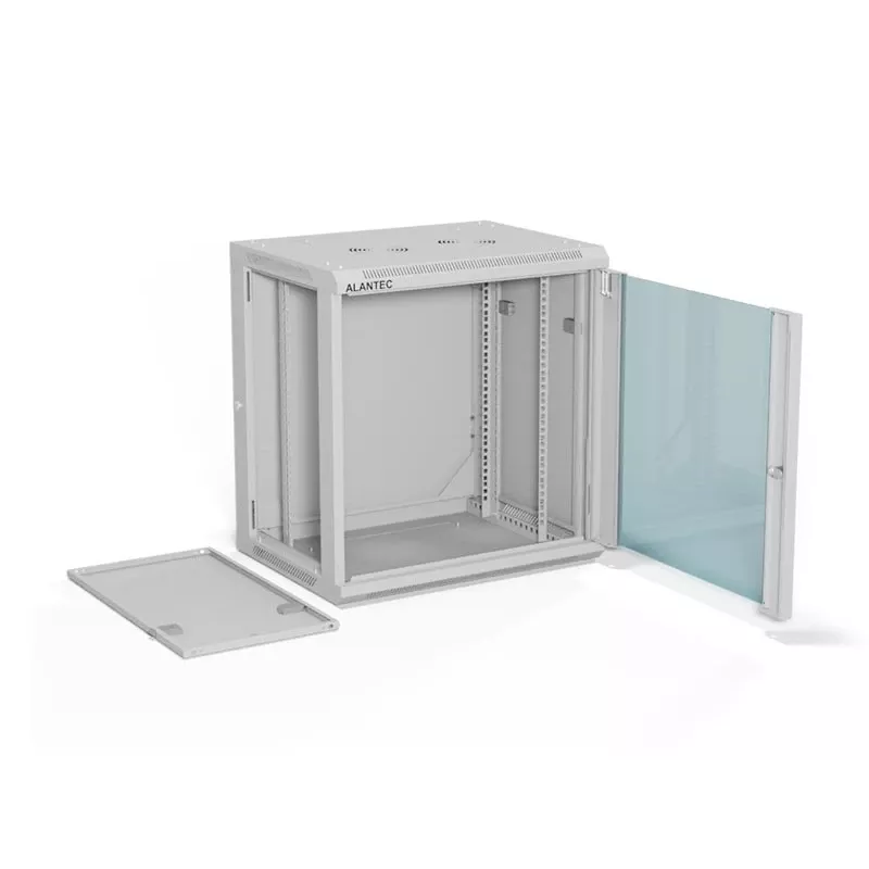 ALANTEC 19 12U 600x450 wall-mounted cabinet, grey