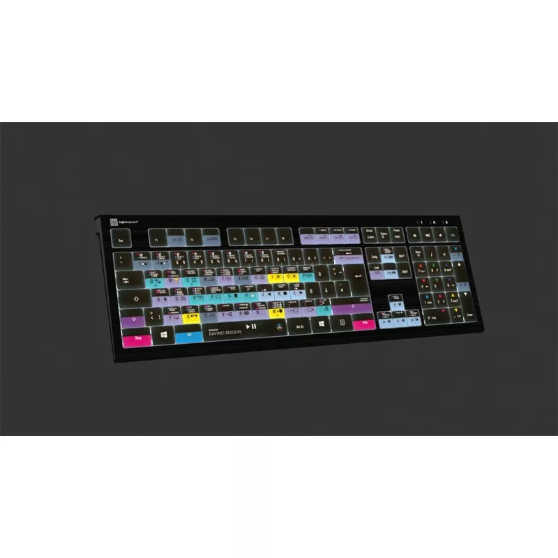 Logickeyboard ASTRA 2 keyboard USB QWERTZ English Black Full-size 108 keys
