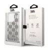 Karl Lagerfeld KLHCP14XLMNMS iPhone 14 Pro Max 6.7 hardcase silver / silver Liquid Glitter Monogram