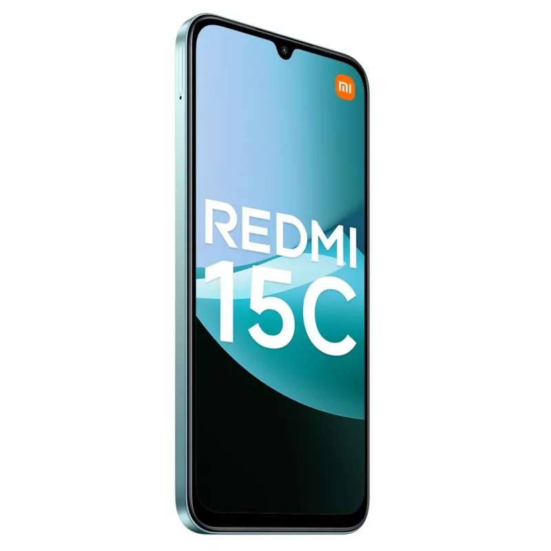 Smartphone Xiaomi Redmi 15C 6.9 inch 4 GB RAM 128 GB storage Mint Green, 6000 mAh, 50 MP rear, Helio G81-Ultra