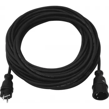 Extension Cable PSSO 30245709 3x1.5 mm² 20 m Black