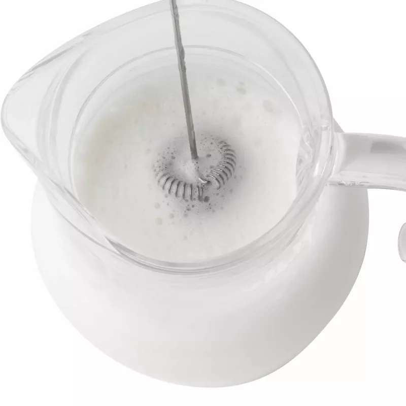 Automatic Milk Frother JATA JEES1111 Blue White Battery Operated