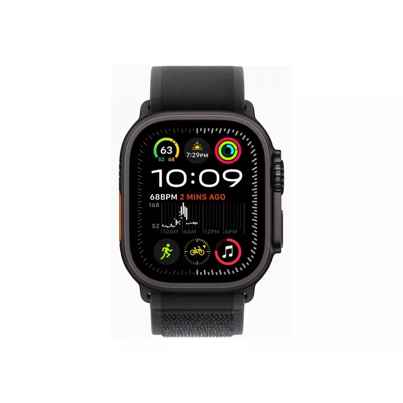 APPLE Watch Ultra 2 GPS + Cellular 49mm Black Titanium Case with Black Trail Loop - M/L
