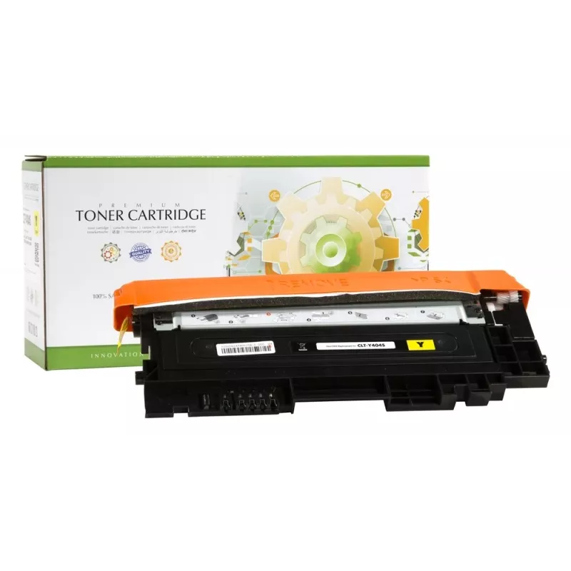 Compatible Static Control Samsung CLT-Y404S/ELS (SU444A) Toner Cartridge, Yellow